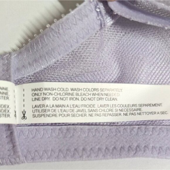Skarlett Blue Bra Dare Dot Demi Tshirt Bra Lace Lavender/Nude NWT 30DDD - Picture 6 of 7